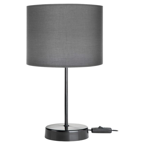147 000098 Table lamp PWL-1183 pakoworld Ε27 anthracite-black D22x36.5cmLighting > Table