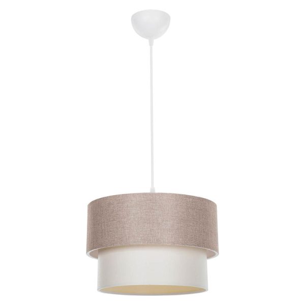 147 000116 Ceiling light PWL-1194 pakoworld Ε27 beige D30x19cmLighting > Ceiling