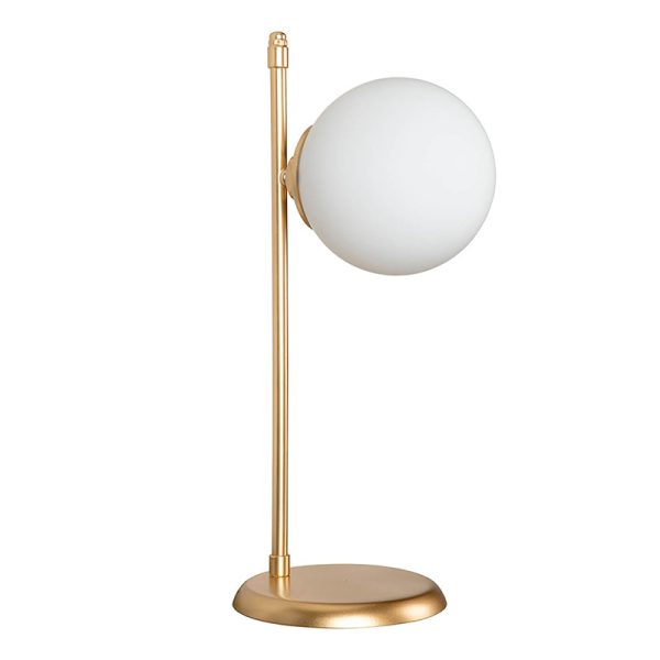 147 000144 Table lamp Inclusive pakoworld Ε27 golden 16.5x21x45cmLighting > Table