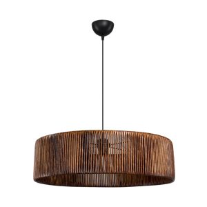 147 000190 Tebaha pakoworld single-light ceiling lamp E27 in brown shade Φ55x20cmLighting > Ceiling