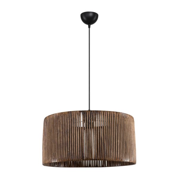 147 000191 Lambu pakoworld single-light ceiling lamp E27 in brown shade Φ40x20cmLighting > Ceiling