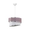 147 000193 Ceiling light Sombre pakoworld fabric in brown-yellow color D30x15cmLighting > Ceiling