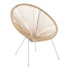 152 000038 Ceiling light Hatchie Inart natural-black-white seagrass-iron D70x123cmBOHO CHIC > Luminaries