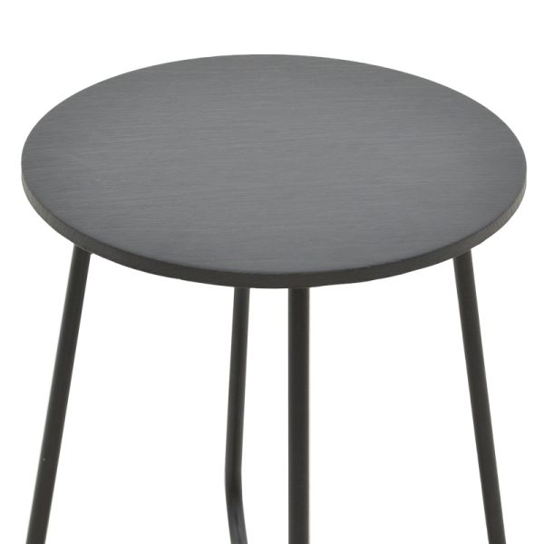 152 000047 2 Τable Bramwell pakoworld metal dark grey D40x50cmIndoor furniture > Coffee tables