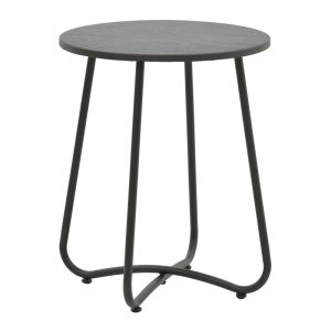 152 000047 Τable Bramwell pakoworld metal dark grey D40x50cmIndoor furniture > Coffee tables
