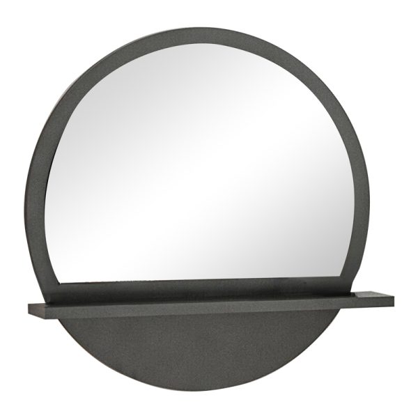176 000172 Breda pakoworld melamine mirror in anthracite shade 49x6x49cmIndoor furniture > Home organization > Bathroom > Mirrors