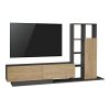 176 000226 Coffee table Frixton pakoworld in cappuccino color 90x60x37.5cmIndoor furniture > Coffee tables