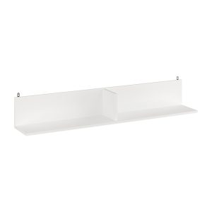 184 000109 Wall shelf Drowel pakoworld in white color 130x21.6x20cmIndoor furniture > Wall shelves