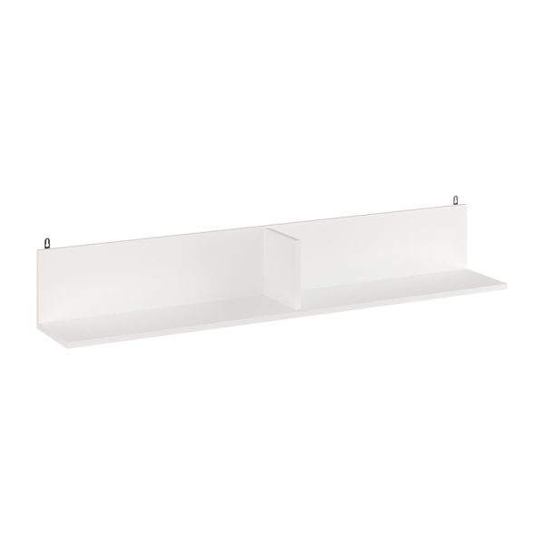 184 000109 Wall shelf Drowel pakoworld in white color 130x21.6x20cmIndoor furniture > Wall shelves