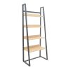 197 000293 Entrance furniture-shoe cabinet HOLDON pakoworld in anthracite-natural colour with a capacity of 12 pairs 120x36.5x87cmIndoor furniture > Entrance furniture