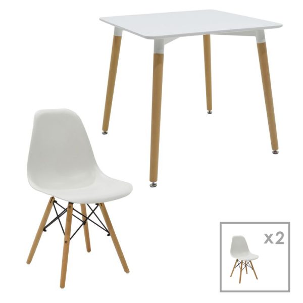 200 000506 Julita-Natali pakoworld student dining room furniture package set of 3 pcsStudent Offers