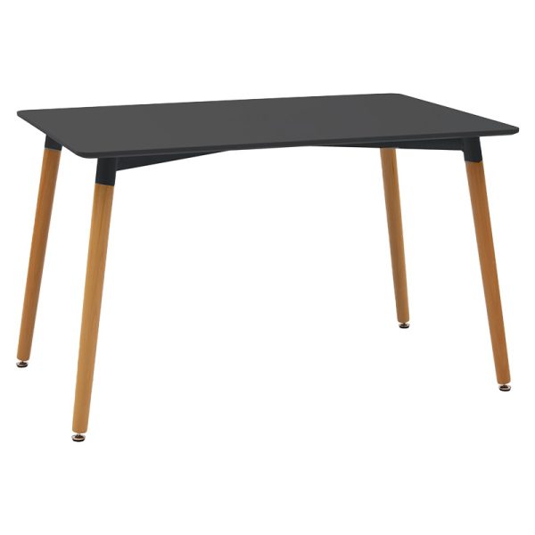 200 000694 3 Natali-Gaston pakoworld dining set 5pcs black-natural 120x80x76cmStudent Offers