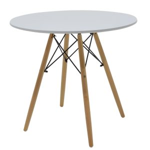 200 000695 2 Julita-Gaston pakoworld dining table set of 3 in natural-white shade Φ80x73cmStudent Offers