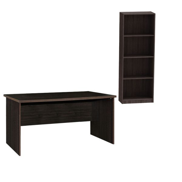 200 000716 Student office set Payton-Presley pakoworld grey-wenge set 2 pcsStudent Offers