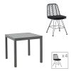 200 000856 Armchair Confidence pakoworld white metal and white textilene 54x54x86cmOutdoor furniture > Garden armchairs