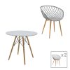 200 000996 Bar stool Dianors pakoworld height adjustable pu black-black base 38x38x75cmIndoor furniture > Bar stools
