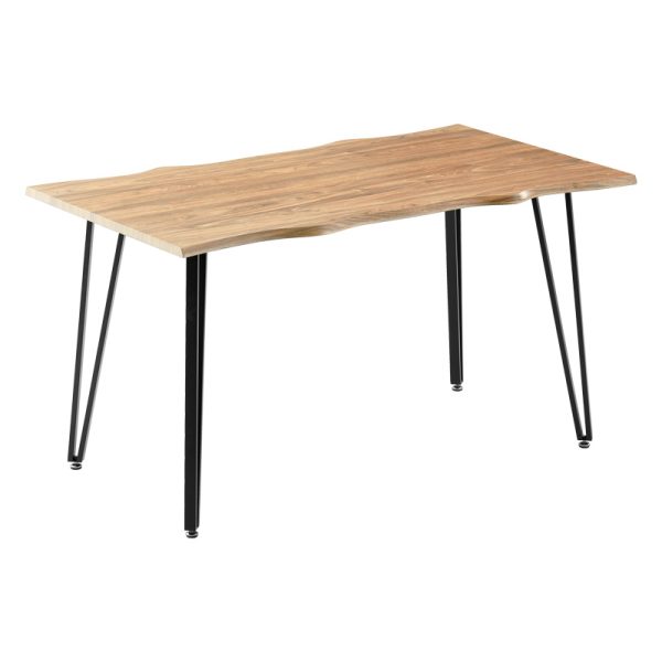 200 001078 4 Dining table Ditta-Izzac pakoworld mocha- sonoma 140x80x76cmIndoor furniture > Dinning sets