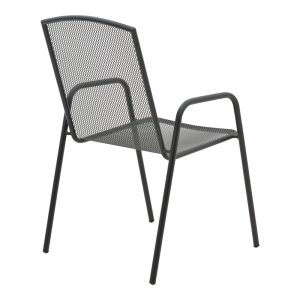 200 001132 2 Watson-Pomedon pakoworld dining set 3pcs metal in black shadeOutdoor furniture > Garden food table