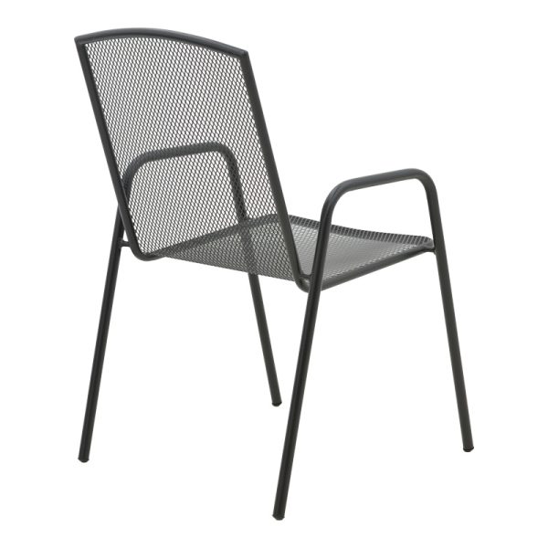 200 001132 2 Watson-Pomedon pakoworld dining set 3pcs metal in black shadeOutdoor furniture > Garden food table