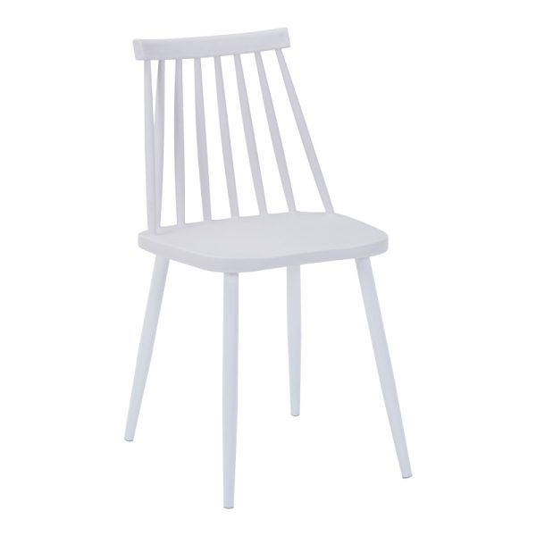 200 001148 2 Elijah-Aurora I pakoworld dining table set of 3 pp in white color Φ60x74cmIndoor furniture > Dinning sets