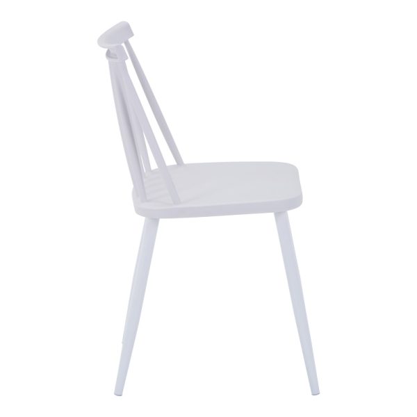 200 001148 3 Elijah-Aurora I pakoworld dining table set of 3 pp in white color Φ60x74cmIndoor furniture > Dinning sets