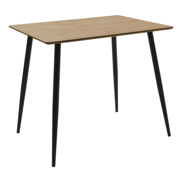 200 001154 4 Dining table set of 3 pieces Cuba-Parker pakoworld madf in sonoma-black color 70x70x75cmIndoor furniture > Dinning sets