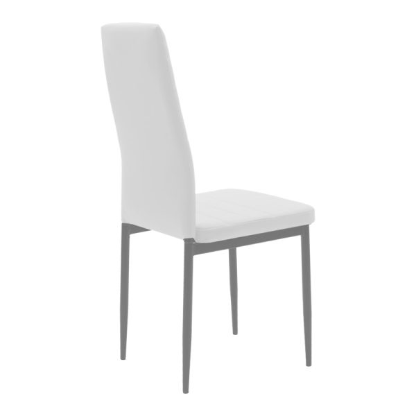 200 001213 2 Julita-Parker dining table pakoworld set of 3 pcs MDF white-natural legs D60x73cmIndoor furniture > Dinning sets