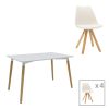 200 001217 Merck pakoworld table solid sheesham wood in walnut color with black metal legs D55x38cmIndoor furniture > Coffee tables