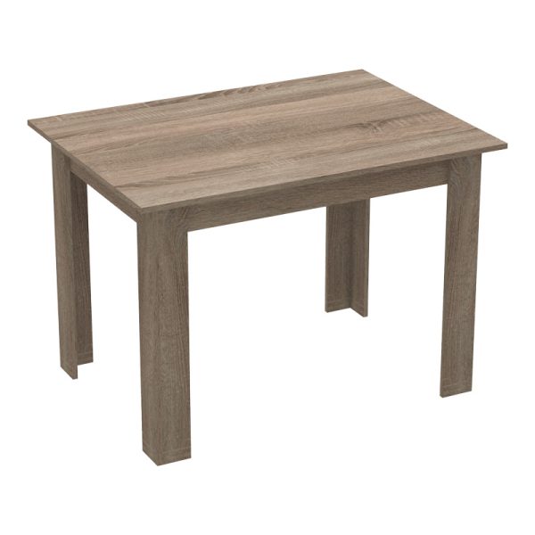 200 001228 4 Dining table set of 5 pieces Manka-Bella pakoworld mdf in sonoma truffle color 110x80x70cmIndoor furniture > Dinning sets