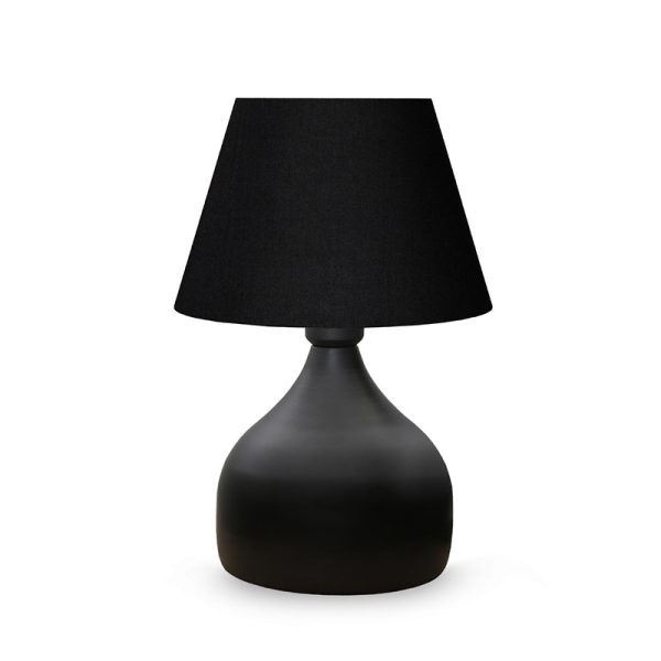 202 000023 Table lamp PWL-1068 pakoworld Ε27 black D22x32cmLighting > Table