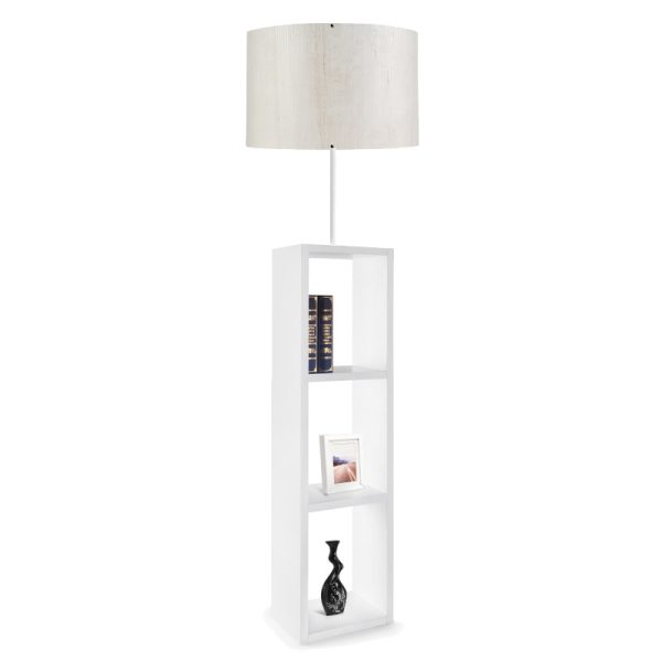 202 000087 Floor lamp PWL-1100 pakoworld Ε27 white D38x150cmLighting > Floor