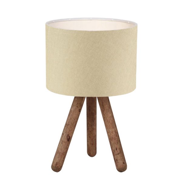 202 000104 Table lamp PWL-1151 pakoworld E27 beige-walnut D19x32cmLighting > Table
