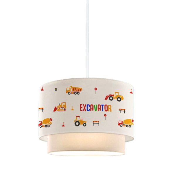 202 000123 Children's ceiling light Jannah pakoworld multicolor D30x20cmIndoor furniture > Children's Room