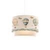 202 000174 Children's table lamp Saturn pakoworld multi-colored-white D24x32cmIndoor furniture > Children's Room