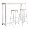 225 000014 Zappeion Table Noah pakoworld metallic white D70x72cm.Indoor furniture > Dining Tables