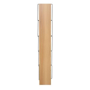 225 000026 3 Bookcase mini Tars pakoworld sonoma- black 50x22x150cmIndoor furniture > Bookshelves