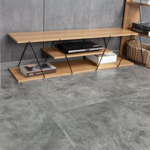 225 000029 2 Tv stand Tars pakoworld sonoma-black 120x30x33cmIndoor furniture > TV stands