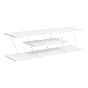 225 000031 Tv stand Tars pakoworld white 120x30x33cmIndoor furniture > TV stands