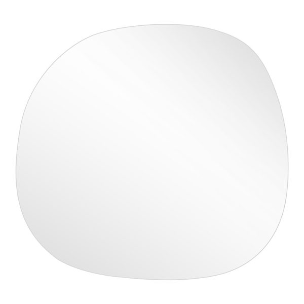 233 000008 Frameless 1 mirror pakoworld black 49x1.2x52cmDecoration > Mirrors