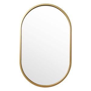 233 000013 Mirror Ellipse pakoworld golden 50x2x80cmDecoration > Mirrors