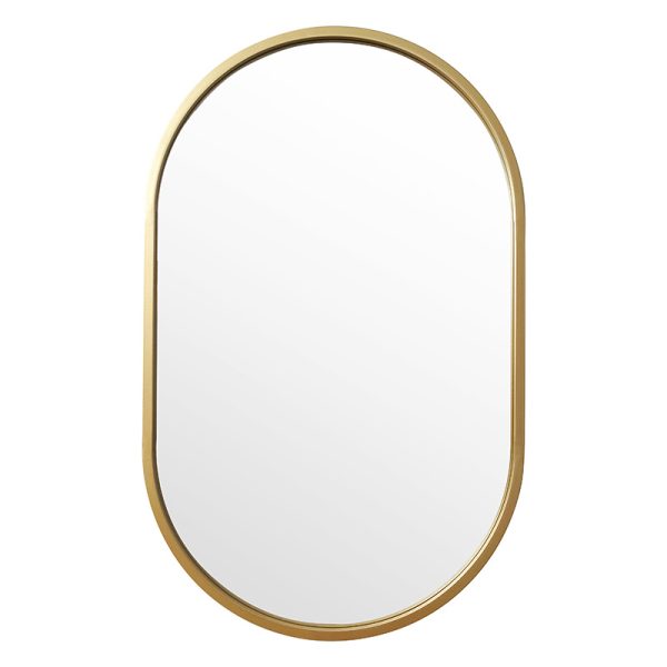 233 000013 Mirror Ellipse pakoworld golden 50x2x80cmDecoration > Mirrors
