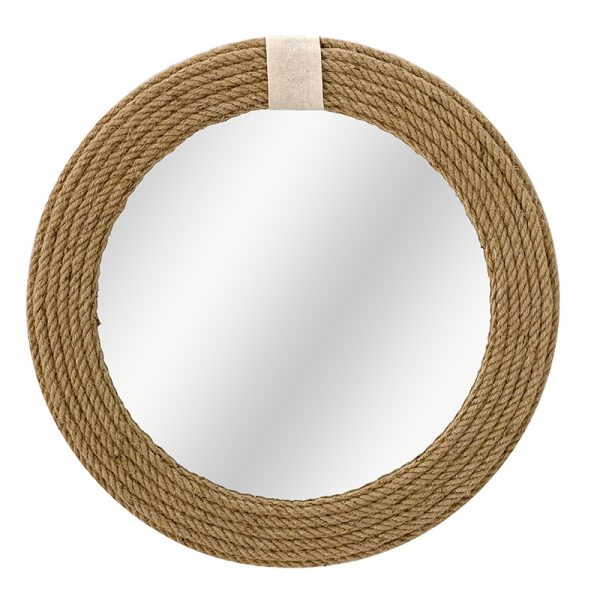 233 000015 Mirror Rope pakoworld natural 60x2x60cmDecoration > Mirrors