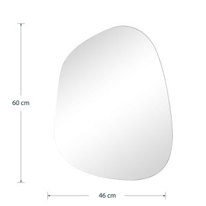 233 000021 3 Mirror Irregular 4 pakoworld 46x1x60cmIndoor furniture > Home organization > Bathroom > Mirrors