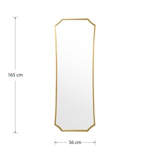 233 000022 3 Mirror Torfu pakoworld gold 56x2x165cmIndoor furniture > Home organization > Bathroom > Mirrors