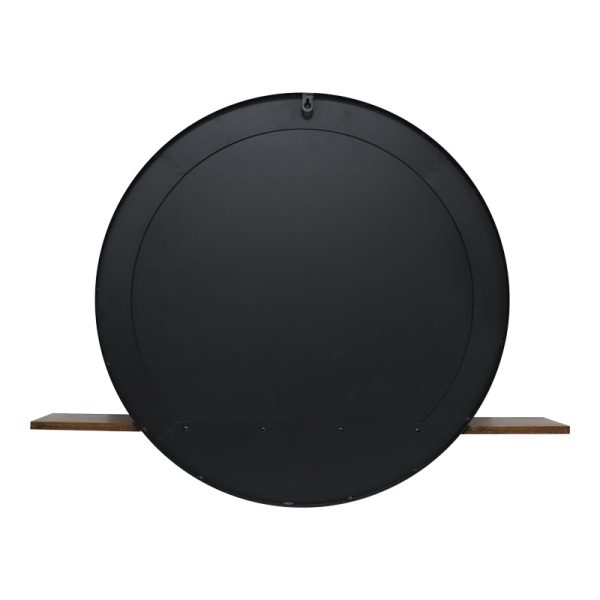 233 000035 3 Mirror with shelf Salmin pakoworld metal in black shade 80x10x60cmIndoor furniture > Home organization > Bathroom > Mirrors