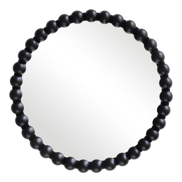 233 000040 Specio pakoworld wood mirror in black shade Φ60x4.5cmDecoration > Mirrors