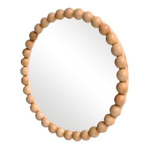 233 000041 2 Specio pakoworld wood mirror in natural shade Φ60x4.5cmDecoration > Mirrors