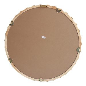233 000041 3 Specio pakoworld wood mirror in natural shade Φ60x4.5cmDecoration > Mirrors