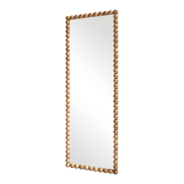 233 000043 2 Ledalo pakoworld wood mirror in natural shade 45x4.5x130cmDecoration > Mirrors
