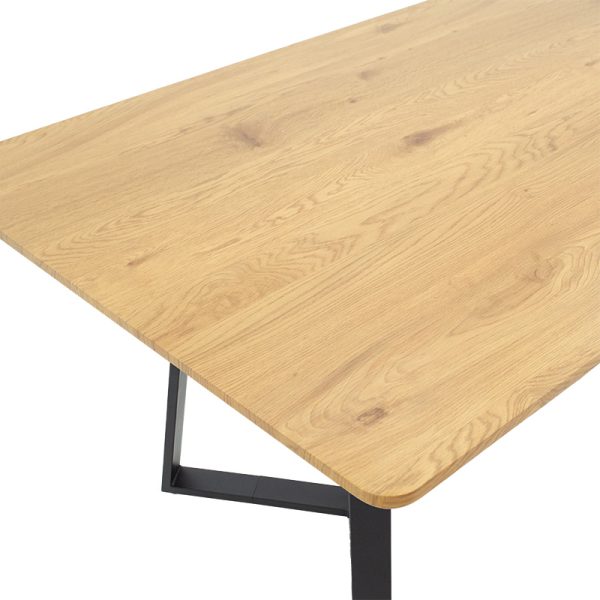 235 000016 3 Table Gemma pakoworld in sonoma-black color 140x80x75cmIndoor furniture > Dining Tables
